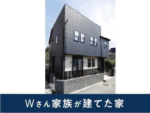 Wさん家族が建てた家